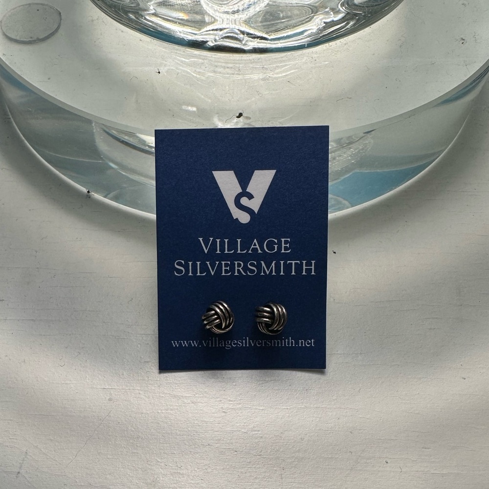 Village Silversmith Sailor Knot Sterling Silver Earrings